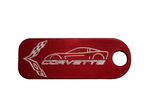 CORVETTE BILLET ALUMINUM KEYCHAIN (BDC-KEY-0157)